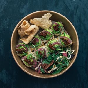 Guacamole sushi roll at Koral Bistro in Pezinok