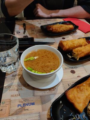 Zuppa di miso at Ristorante Tian Tian in Bologna