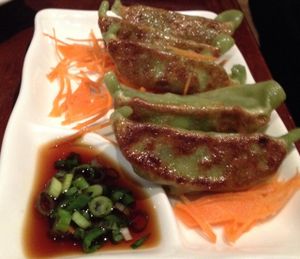 fried dumplings at Geisha Sushi Bistro in New Orleans