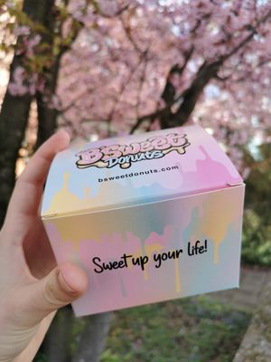 Box at B'Sweet Donuts in Luxembourg City