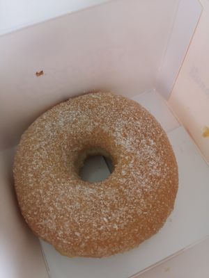 Cinnapple doughnut at B'Sweet Donuts in Luxembourg City