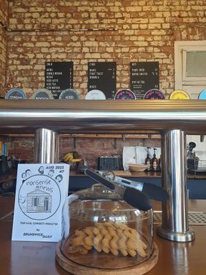 Ginger non-binary people and the local newspaper at CBCB & ODFUB in Brunswick