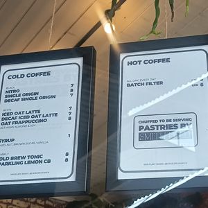 Menu excerpt at CBCB & ODFUB in Brunswick