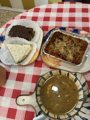 Food & desserts   at Sopitas in San Jose