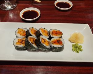 Sweet potato roll at Tup Tim Thai Restaurant in Gainesville