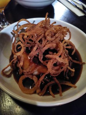 Bangers and Mash at Mary's Bar in Magherafelt