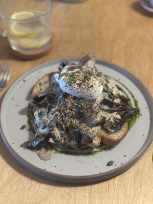 I took the veggie option with additional poached egg.   at Fore Street Café Bar in Newquay