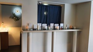 area for sealing letters at Nuldam Space - Haebangchon in Seoul