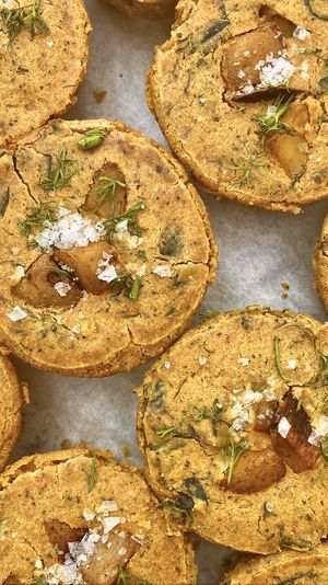 vegan/gf mini veggie frittatas (available always)  at Little Rico in Hudson