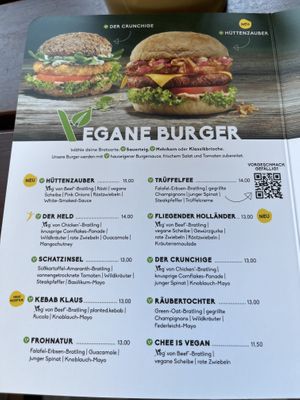 One page with vegan options, but in the whole menu there are a bunch of other options labeled vegan  at Peter Pane in Nuremberg