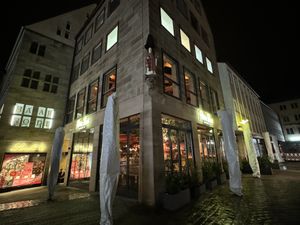 outside  at Peter Pane in Nuremberg