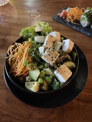 Veggie poke  at  Midori in Puerto Ayora