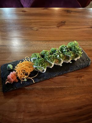 Veggie sushi  at  Midori in Puerto Ayora