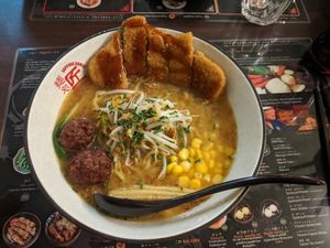 Vegan Katsu Miso Ramen (17,50€) - 4.5/5 at Takumi NINE in Berlin