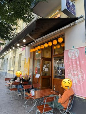 Store/Entrance/Outside seating.  at Takumi NINE in Berlin