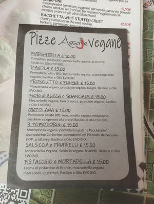 They now have a separate vegan menu at Assaje in Turin