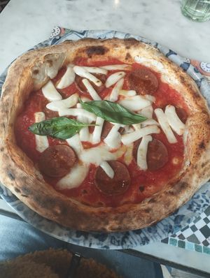 Diavola vegana at Assaje in Turin