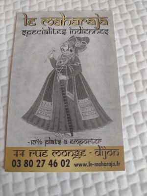  at Le Maharaja in Dijon