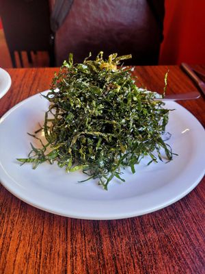 Seaweed. at China Hot Chilli Chinese Restaurant in Gwynedd