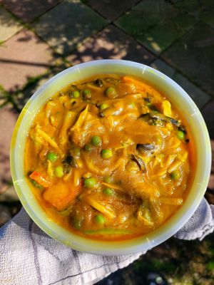 Mixed Vegetables in Curry Sauce. at China Hot Chilli Chinese Restaurant in Gwynedd