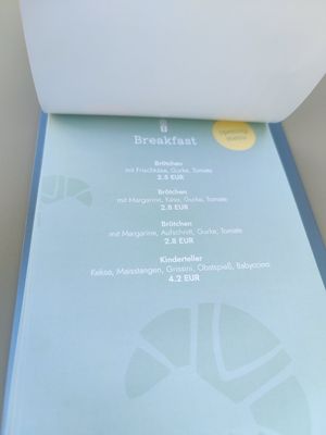 Opening menu - all vegan at Greens Cafe Deli in Kempen