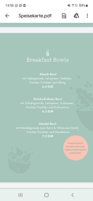  at Greens Cafe Deli in Kempen