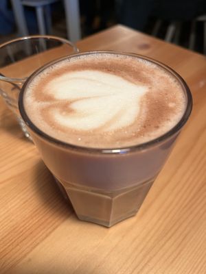 Hot chocolate   at Greens Cafe Deli in Kempen