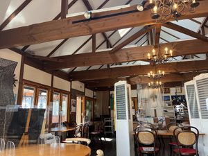 nice cafe at Farmer's Restaurant in Shizukuishi