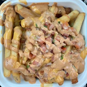 Southwest Style Loaded Fries  at Project Pollo in Round Rock