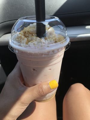 Strawberry shake  at Project Pollo in Round Rock