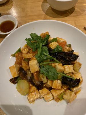 Vegan tofu  at La Maison Du Dim Sum in Paris