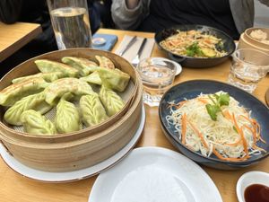 Vegan mixed dim summ  at La Maison Du Dim Sum in Paris