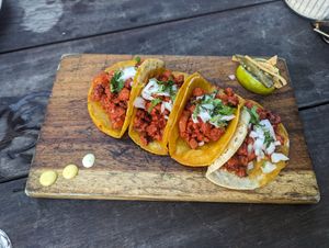 Tacos 4/5 at La Taquería in Tulum
