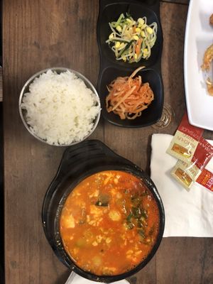 Tofu soup. Really satisfying    at K-Town in Olympia