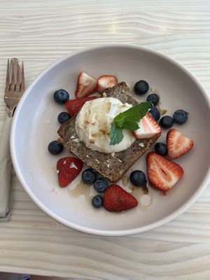 Banana bread was delicious. Would be nicer toasted    at The Golden Cup in Brighton