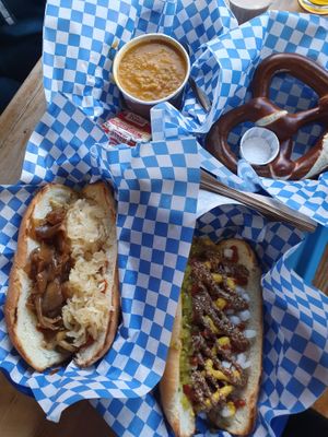 all the vegan options!  at Munchen Haus in Leavenworth