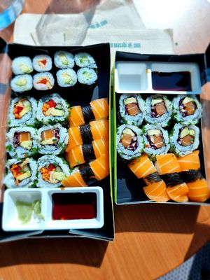 Take away at Wasabi - O2 in South East London