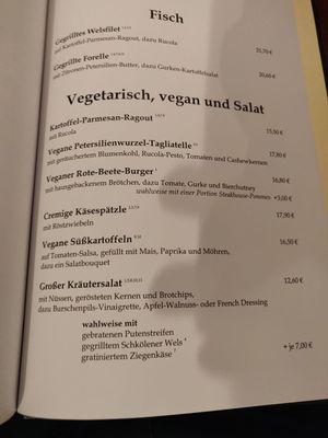 Neue Karte im Mai 2024 at Braugaststätte Papiermühle in Jena