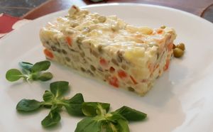 Vegan Olivier - Веганский Оливье at Cafe SOK in Moscow