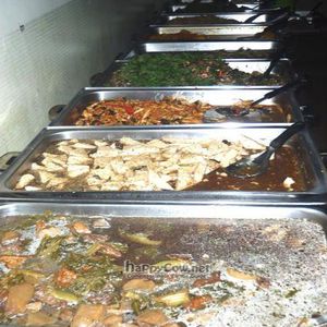 Vegan lunch Buffet at Phounsub Restaurant in Vientiane