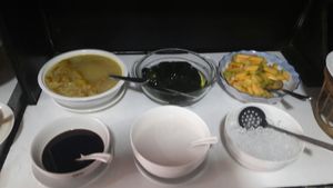 Sweet buffet at Phounsub Restaurant in Vientiane