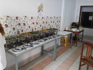 The food. at Phounsub Restaurant in Vientiane