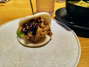 Fried Mushroom Bao. It was very tasty. at Planta Queen - Fort Lauderdale in Fort Lauderdale