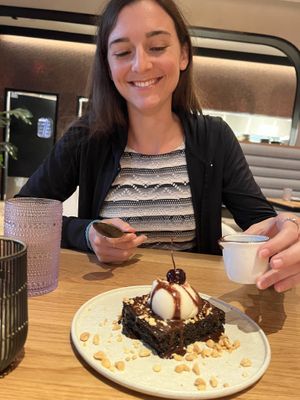 The brownie! Main reason I’m in love with this place   at Planta Queen - Fort Lauderdale in Fort Lauderdale