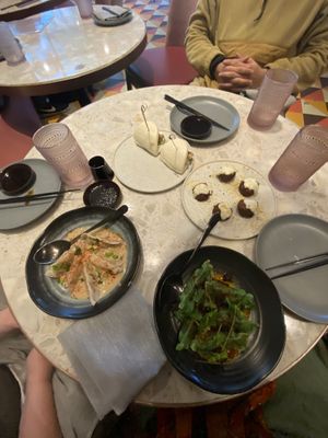 Two types of dumplings and bao buns  at Planta Queen - Fort Lauderdale in Fort Lauderdale