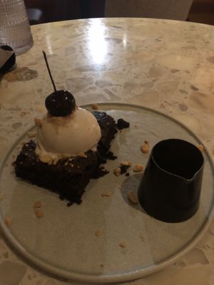 Brownie sundae!!  at Planta Queen - Fort Lauderdale in Fort Lauderdale
