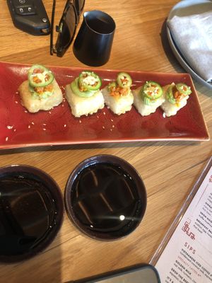 Salmon crispy rice   at Planta Queen - Fort Lauderdale in Fort Lauderdale