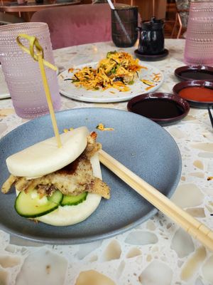 Boa and sushi special (volcano roll) at Planta Queen - Fort Lauderdale in Fort Lauderdale