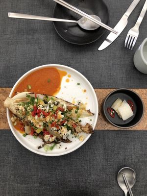 Cabbage steak at JumJumJumJumJumJum - 점점점점점점 in Seoul