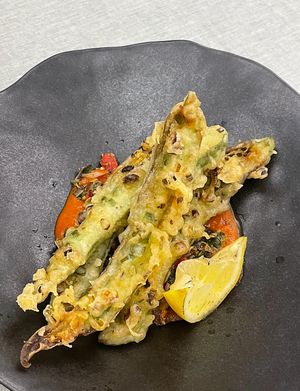 Fried pepper. Sauce was kind of off to me  at JumJumJumJumJumJum - 점점점점점점 in Seoul